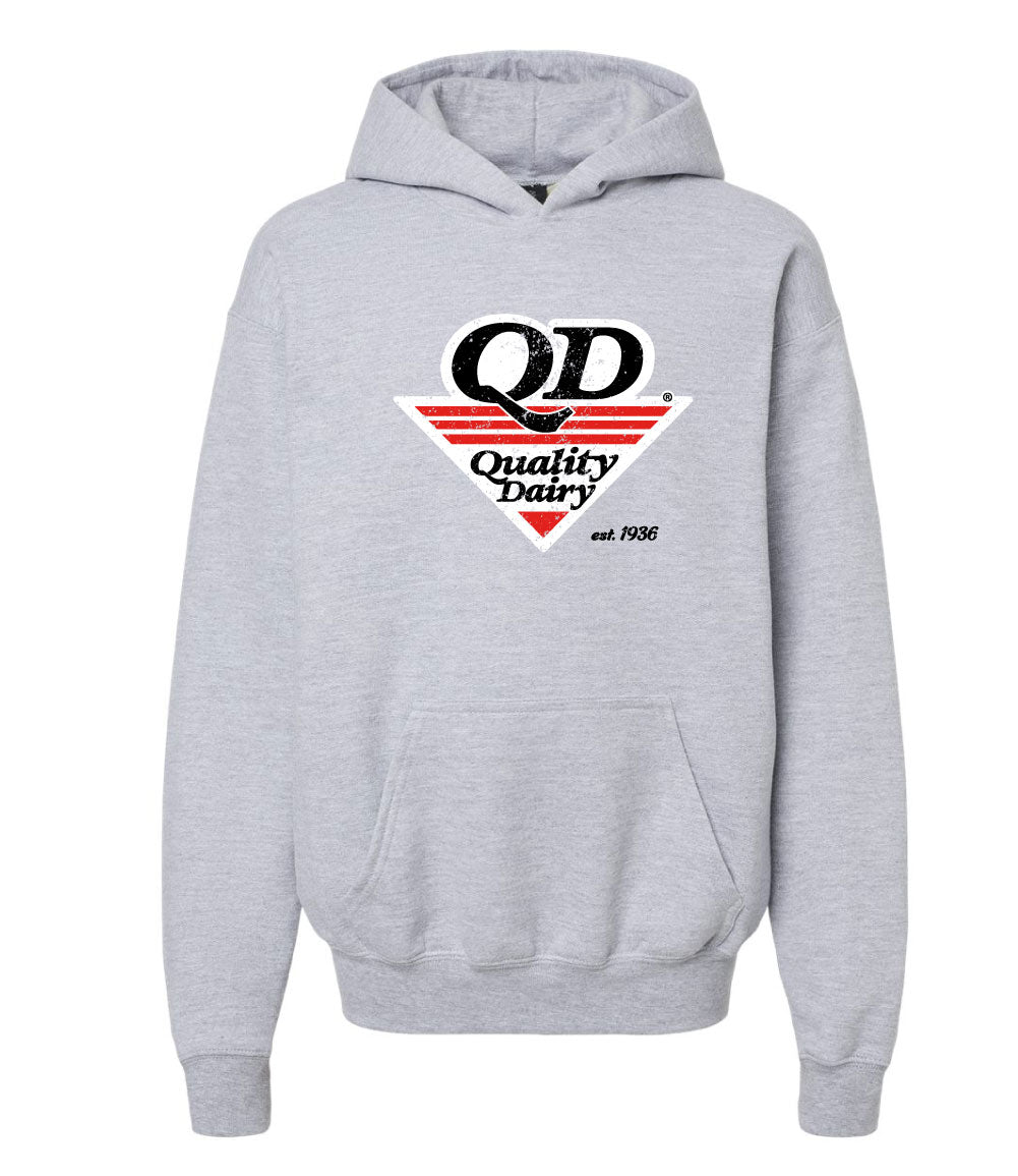 Quality Dairy Distressed Logo Hoodie