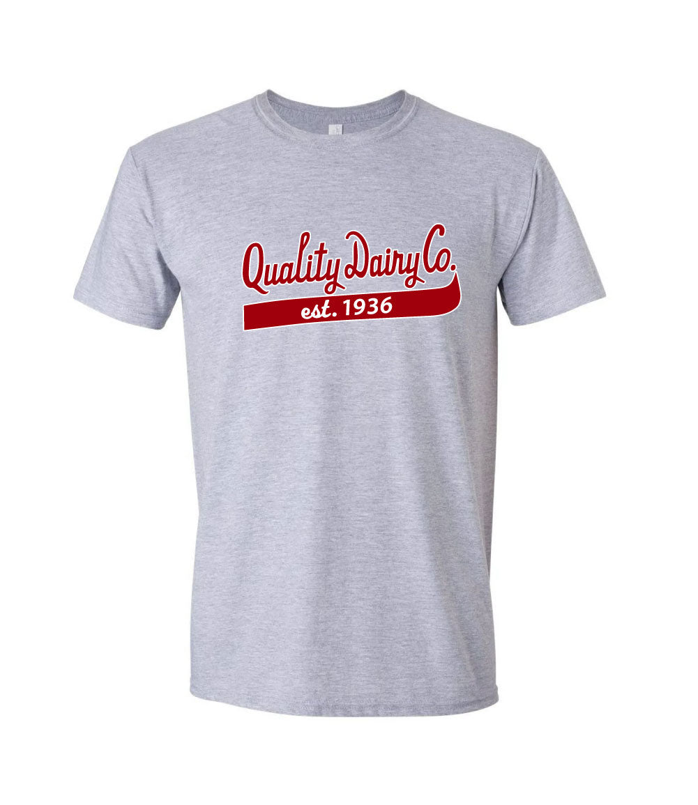 Quality Dairy Script T-Shirt