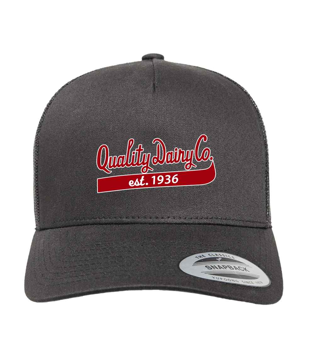 Quality Dairy Snapback Trucker Hat