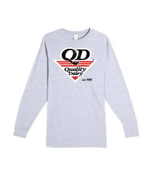 Quality Dairy Distressed Logo Long Sleeve