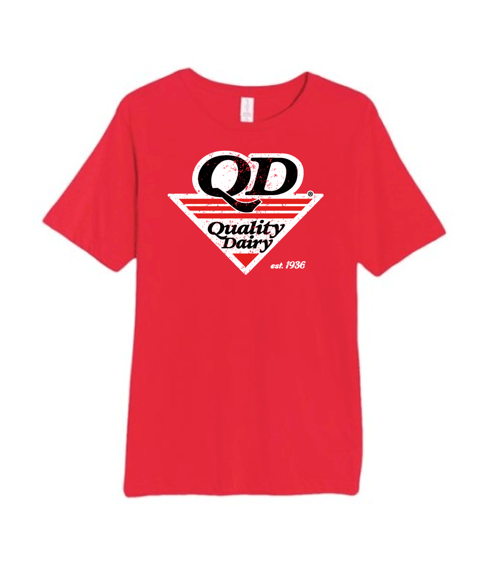 Quality Dairy Distressed Logo T-Shirt
